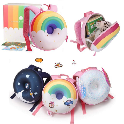 Donut Edition: Rainbow Sky Schoolbag