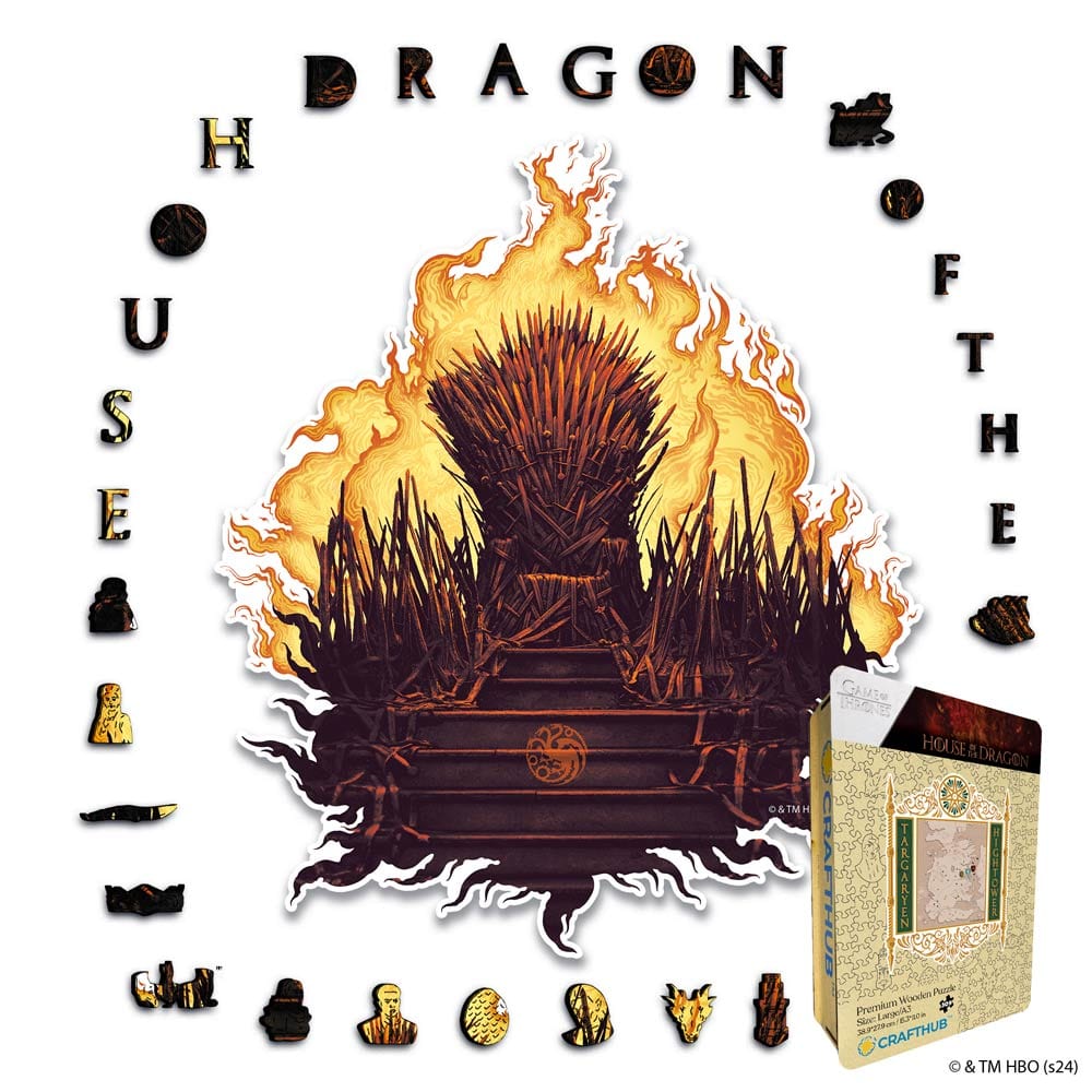 A4 Throne of Flames - Jigsaw Puzzle