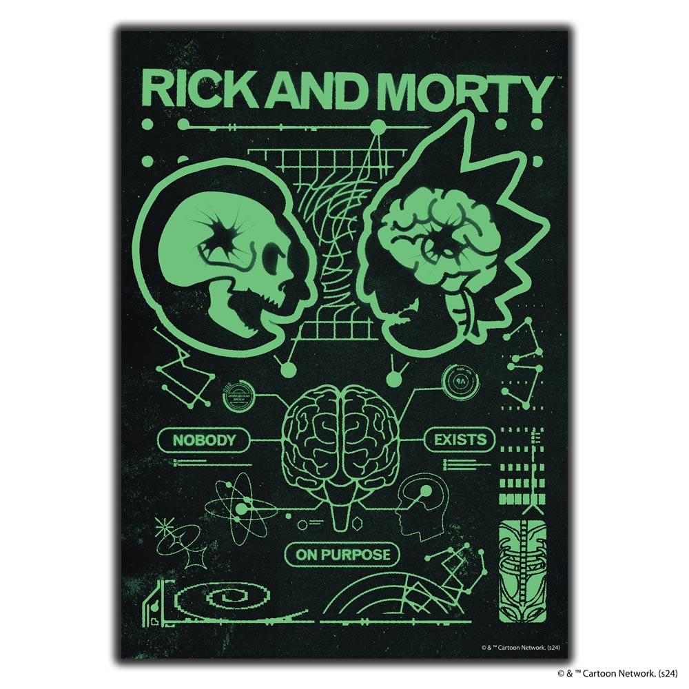 Animal Jigsaw Puzzle > Wooden Jigsaw Puzzle > Jigsaw Puzzle Rick and Morty Nobody Exists On Purpose - Wooden Jigsaw Puzzle