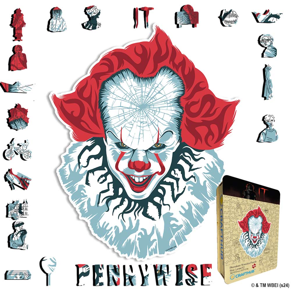 Pennywise è vivo - puzzle in legno