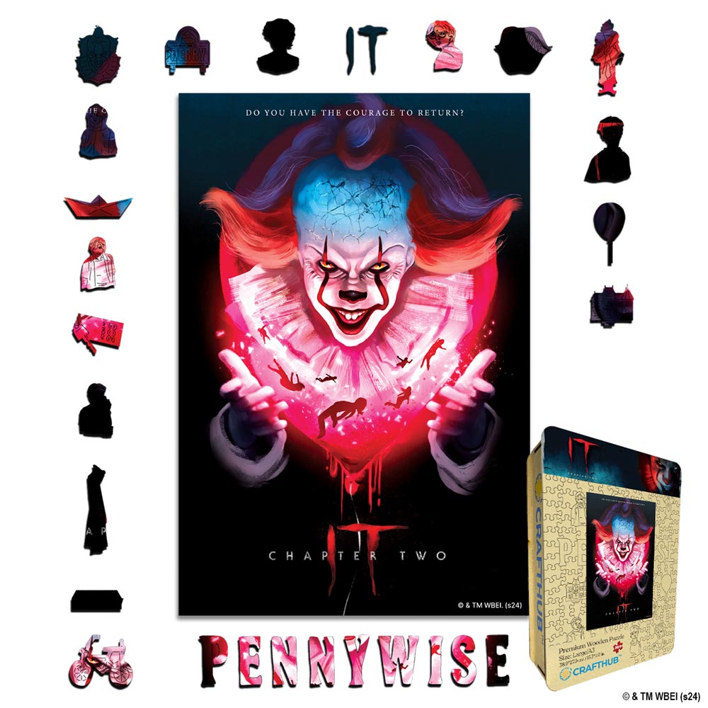 Pennywise - puzzle in legno