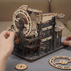 Marble Night City - Puzzle in legno 3D Pista per biglie