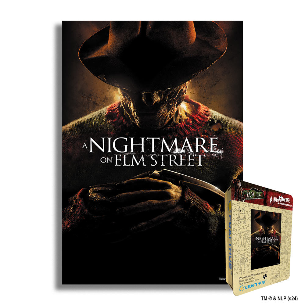 A Nightmare on Elm Street - puzzle in legno