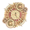 Orologio artistico con segni zodiacali puzzle 3D in legno