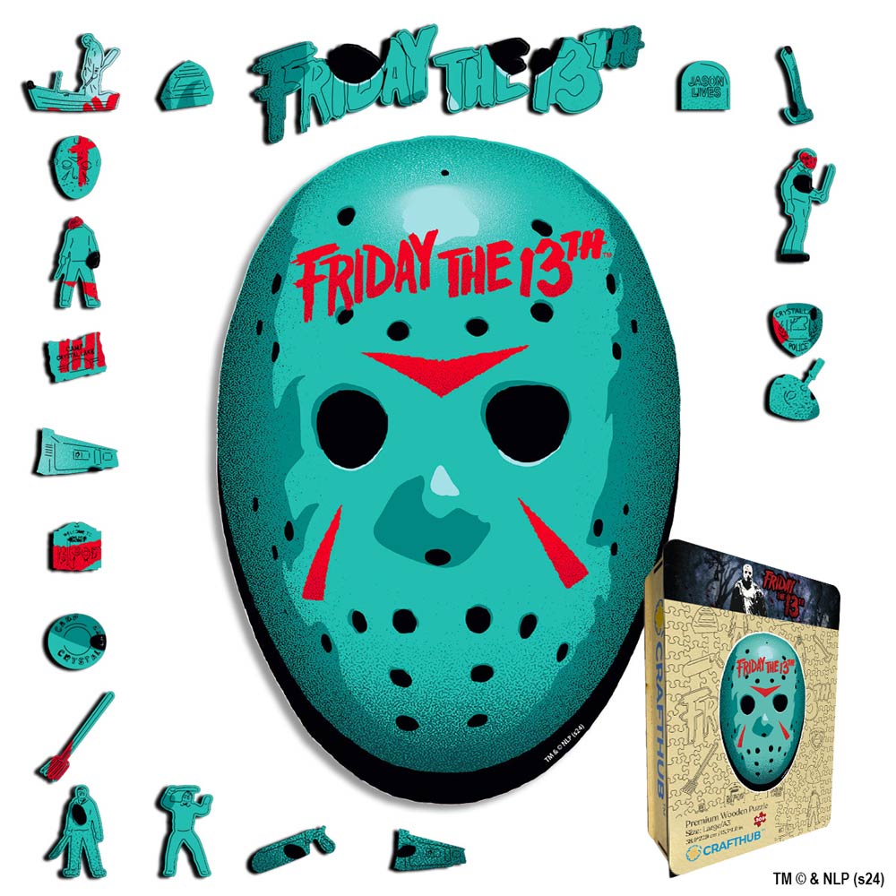 La maschera di Jason - puzzle in legno