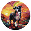 Cane Border Collie - Kit per pittura con diamanti