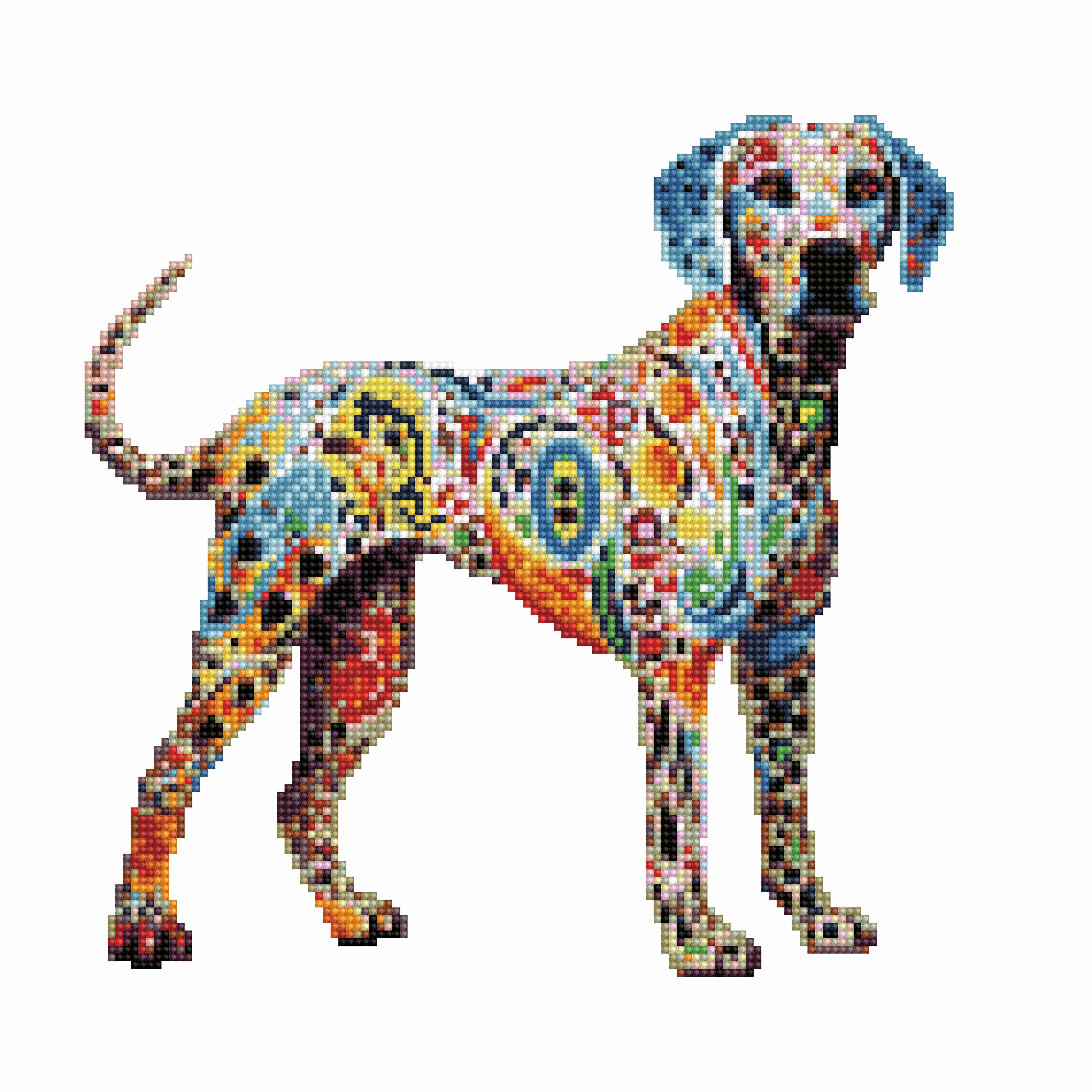 40x40cm Dalmatian Dog - Diamond Painting Kit