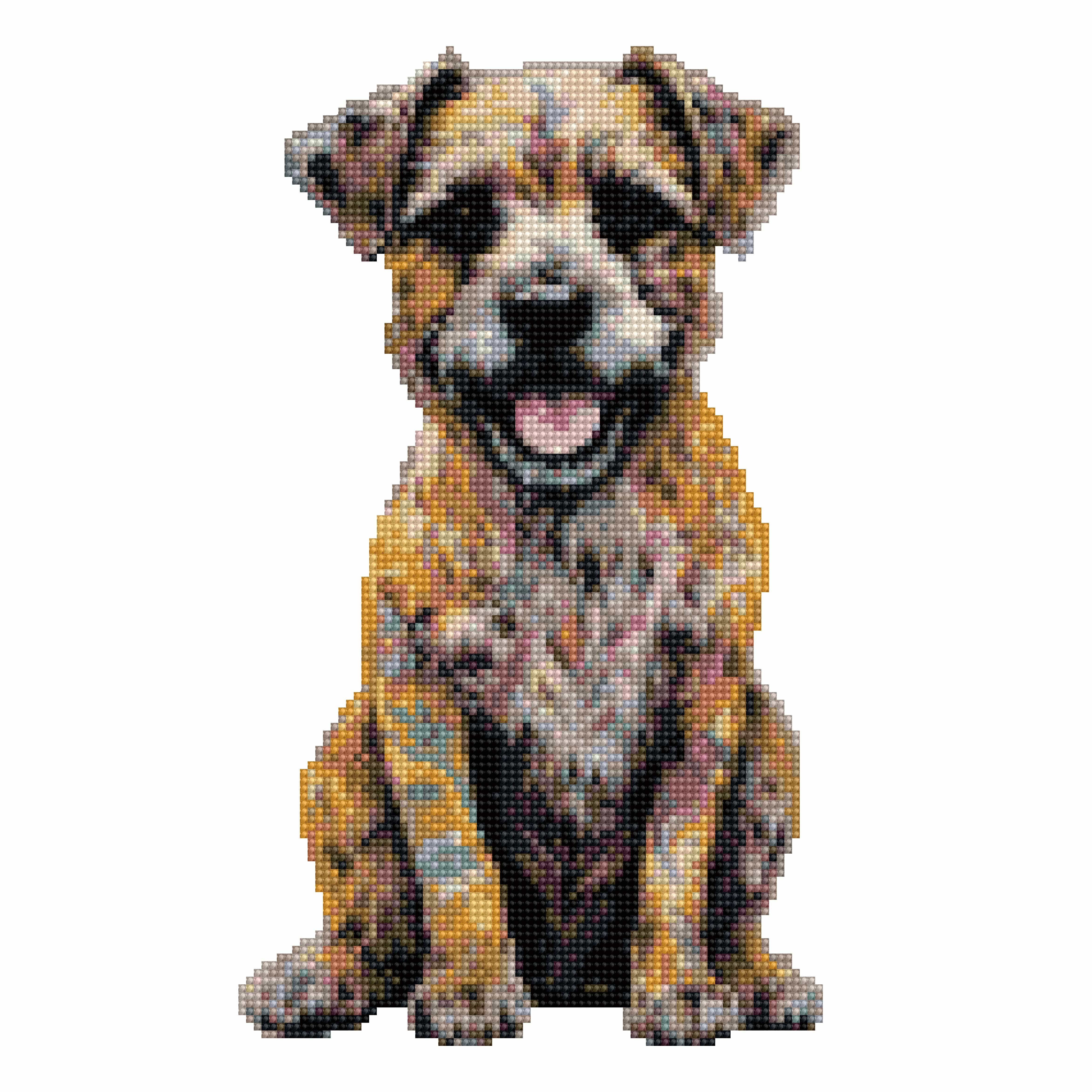 Cane Border Terrier - Kit per pittura con diamanti