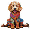 Cane Golden Doodle - Kit per pittura con diamanti