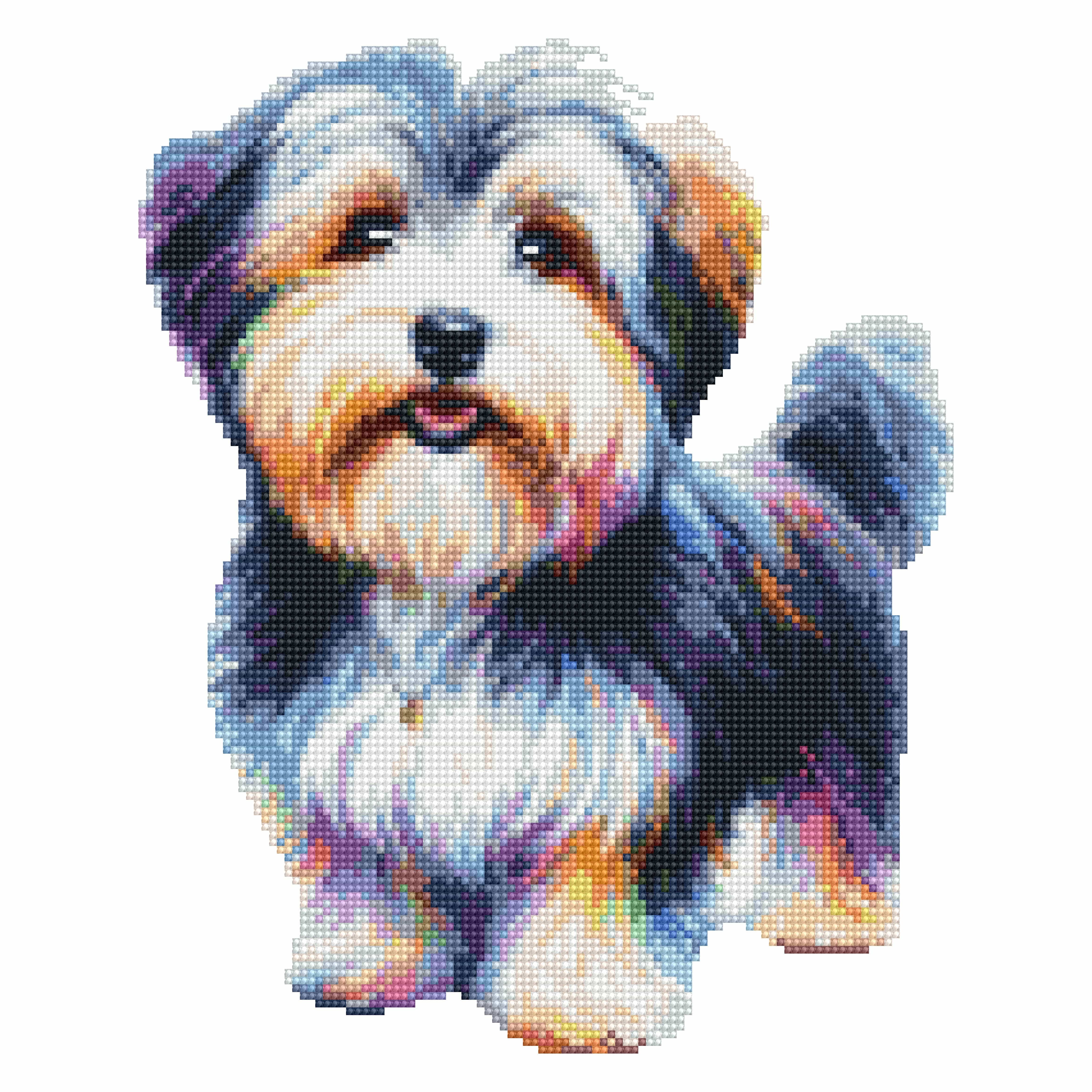 Cane Havanese - Kit per pittura con diamanti