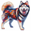 40x40cm Husky Dog - Diamond Painting Kit