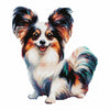 Cane Papillon - Kit per pittura con diamanti