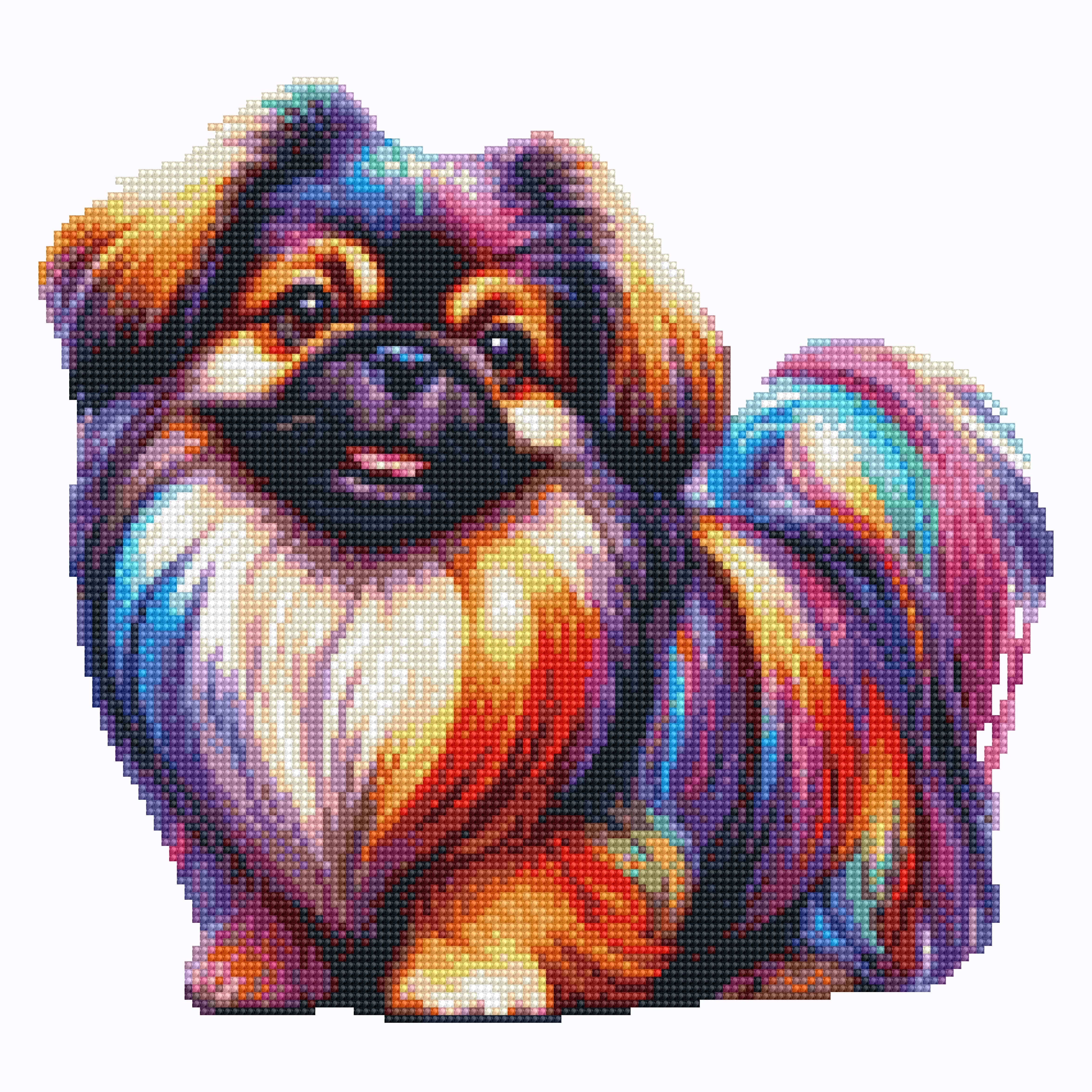 40x40cm Pekingese Dog - Diamond Painting Kit