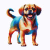 Cane Puggle - Kit per pittura con diamanti