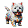 Cane West Highland White Terrier / Westie - Kit per pittura con diamanti