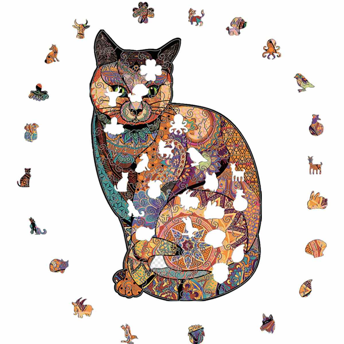 Puzzle con gatti ispirato a Klimt