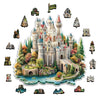 Castello delle fiabe - puzzle in legno