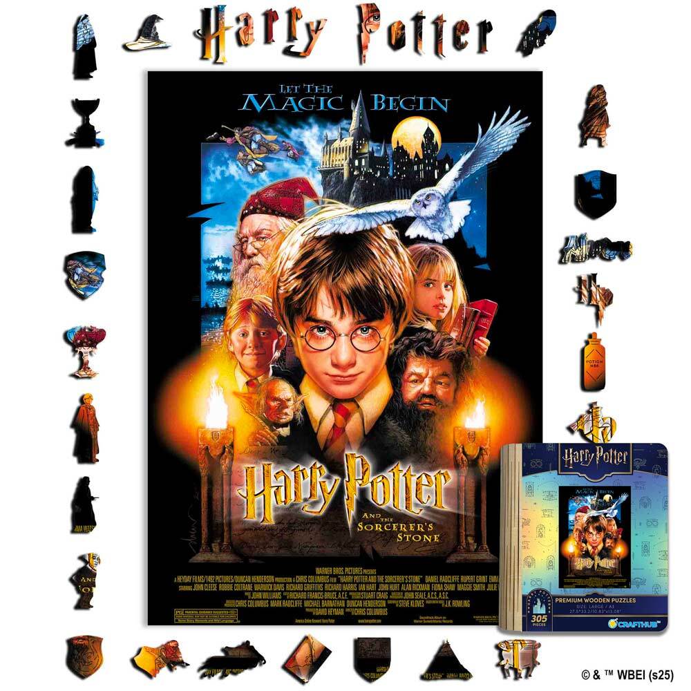 Harry Potter e la Pietra Filosofale - puzzle in legno