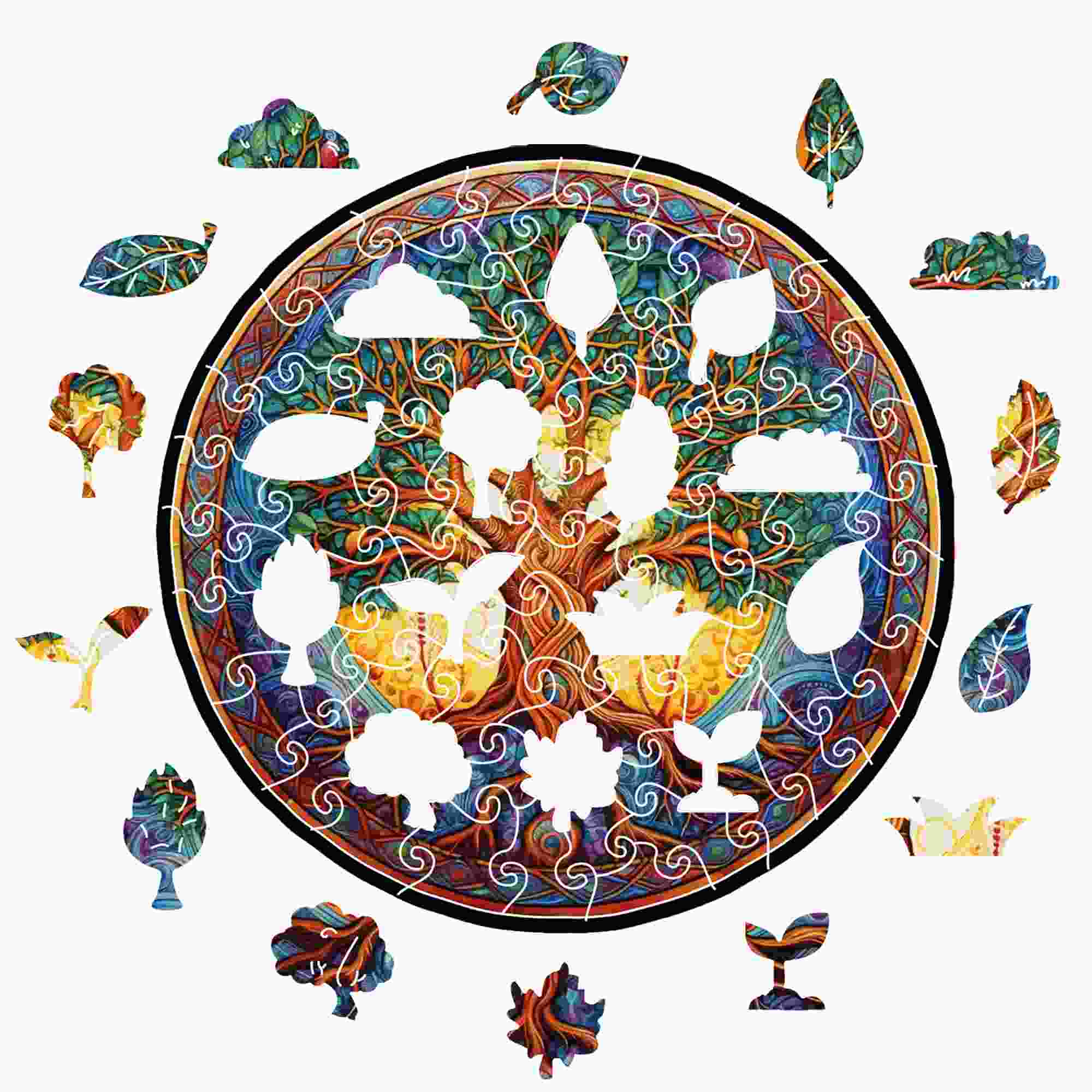 Animal Jigsaw Puzzle > Wooden Jigsaw Puzzle > Jigsaw Puzzle Tree of Life - Jigsaw Puzzle