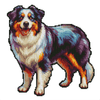 40x40cm Australian Shepherd Dog - Diamond Painting Kit