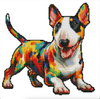 Cane Bull Terrier inglese - Kit per pittura con diamanti