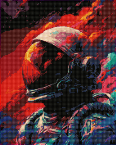 15.7" x 19.7" (40x50cm) Astronaut - Diamond Painting Kit