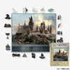 Animal Jigsaw Puzzle > Wooden Jigsaw Puzzle > Jigsaw Puzzle A4 + Wooden Gift Box Harry Potter - Hogwarts Castle Wooden Jigsaw Puzzle