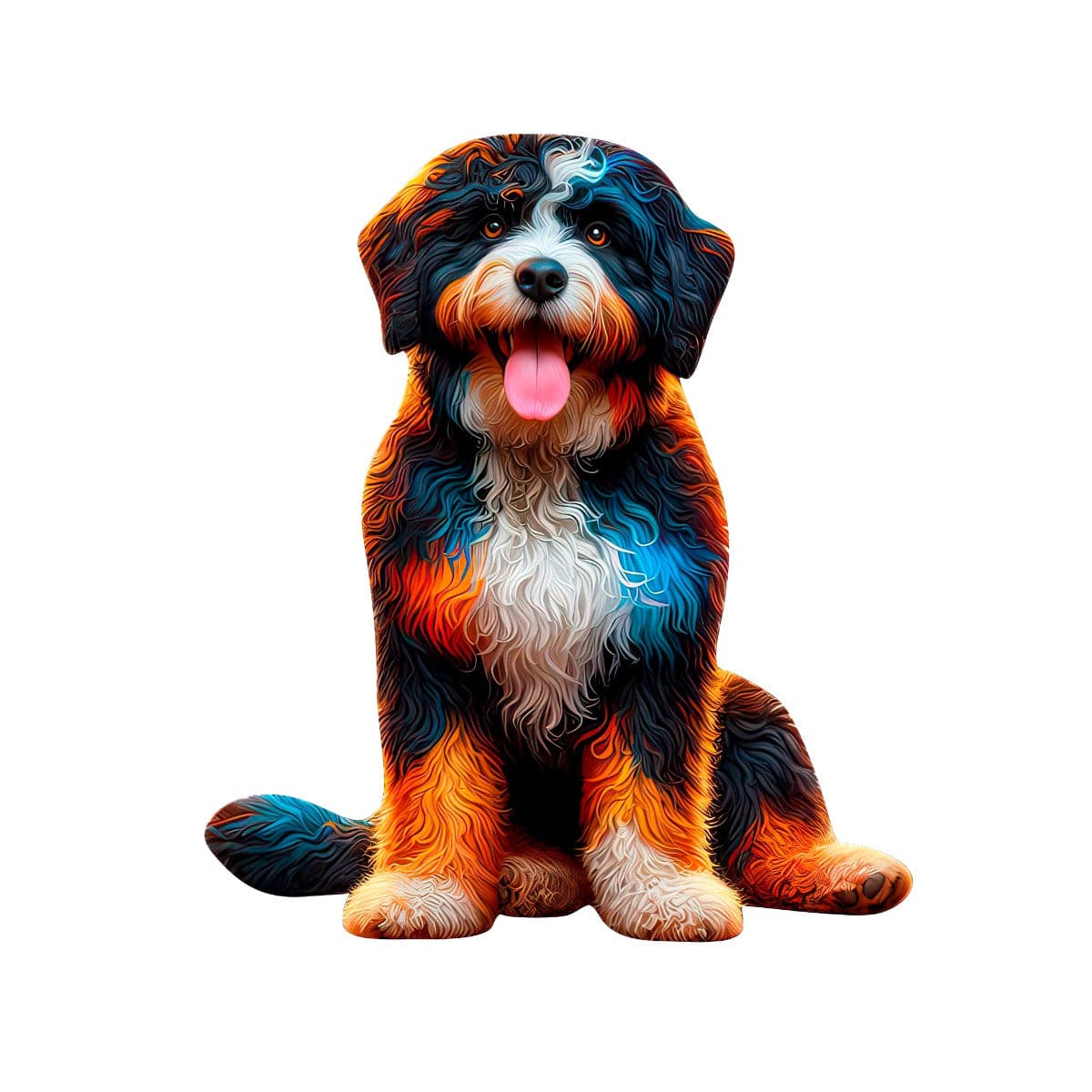 Animal Jigsaw Puzzle > Wooden Jigsaw Puzzle > Jigsaw Puzzle Portuguese Water Dog - Jigsaw Puzzle