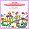 Colorful Flower Garden Building Non-Toxic Play Set for Toddlers