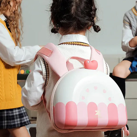 Playful Blush Schoolbag