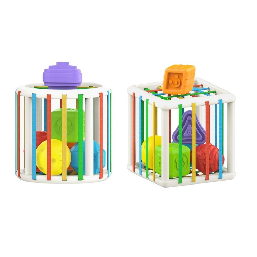 Kidzyy™ Montessori Shape Blocks Learning Toy Bundle